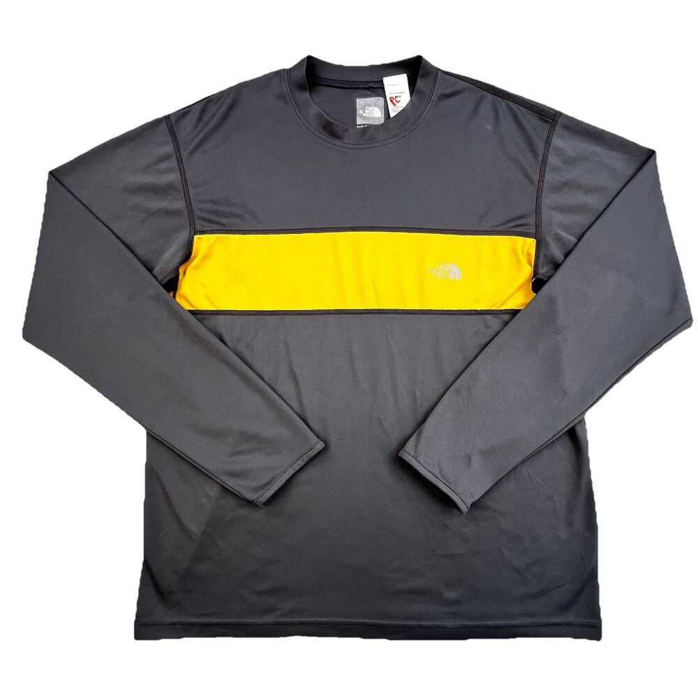The North Face Shirt Mens M Gray Long Sleeve Pullover Performance Base Layer